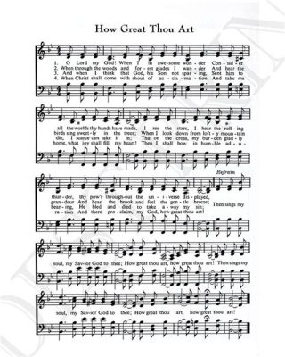 how great thou art hymn sheet music the power of music in healing