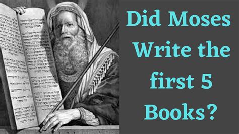 who wrote the first 5 books of the bible? The first five books of the Bible, also known as the Pentateuch or Torah, are some of the most debated texts in religious history. Many scholars and theologians have offered their interpretations on who might have penned these seminal works. Let’s delve into various perspectives surrounding this intriguing question.